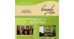 Desktop Screenshot of kenadihairstudio.com